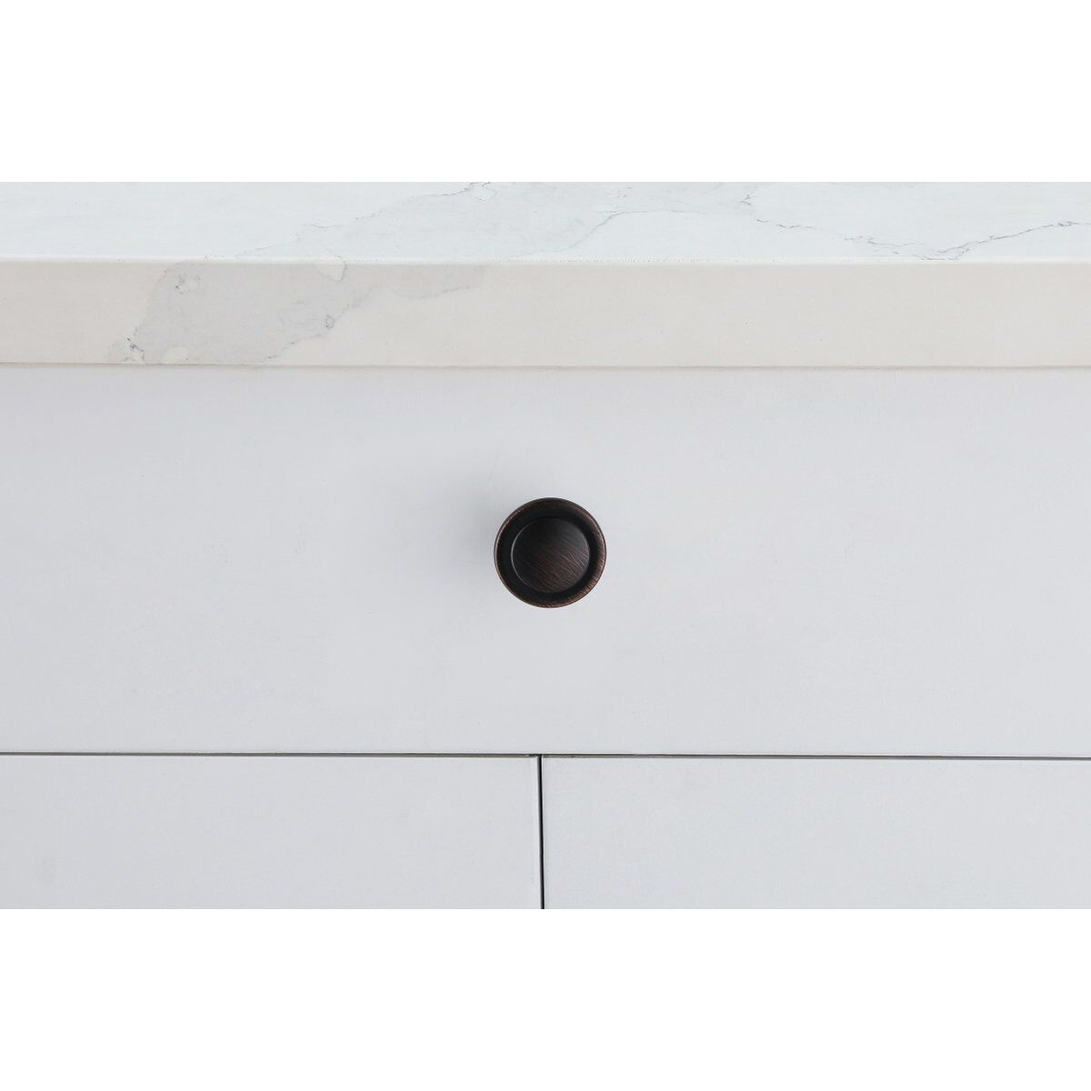 Logyn Oil-Rubbed Bronze Hardware Cabinet Knob, Set of 10