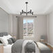 Copenhagen 5 Light 25 inch Scandinavian Gray Chandelier Ceiling Light