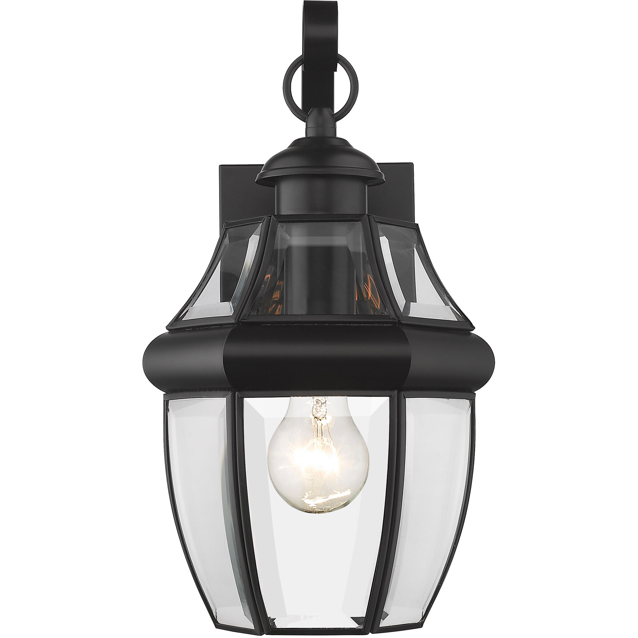 Westover 1 Light 13.75 inch Black Outdoor Wall Light