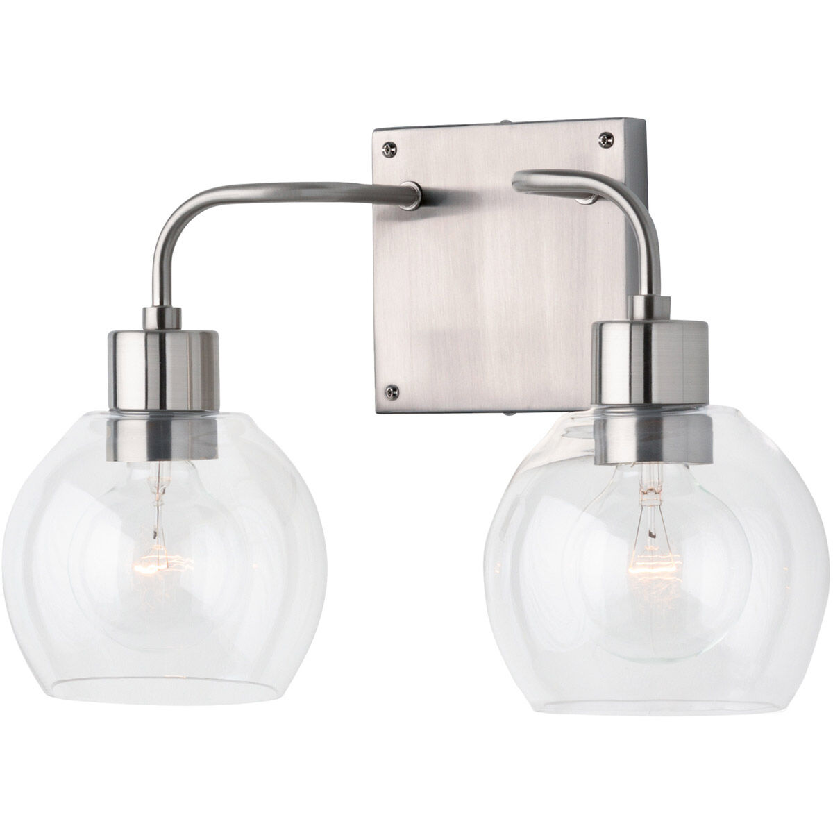 Tanner 2 Light 15 inch Brushed Nickel Vanity Light Wall Light