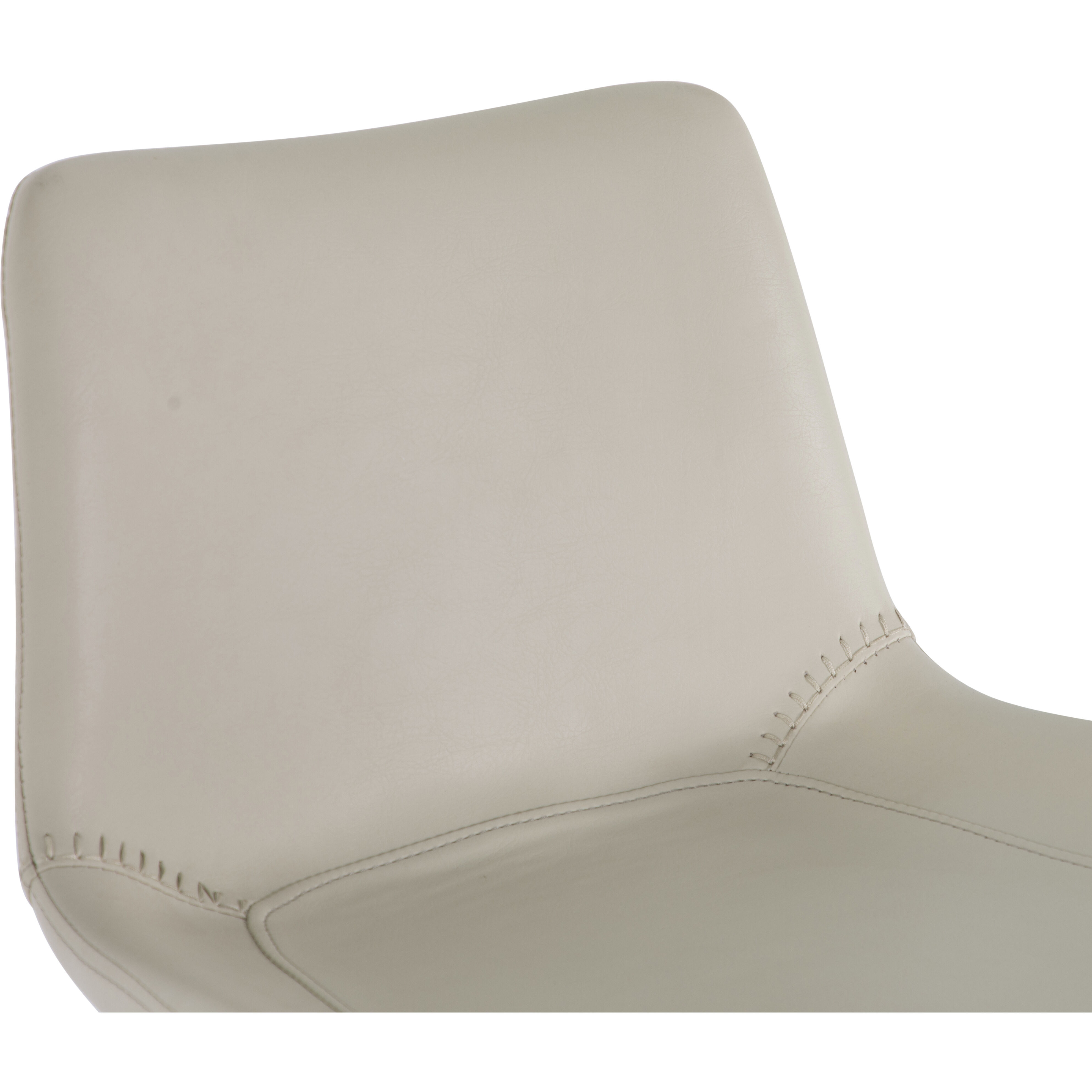 Hines 40.25 inch White & Ivory / Yellow Bar Counter Stool