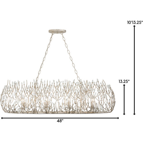 Bask Linear Pendant Ceiling Light in 8