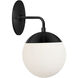 Dayana 1 Light 7.25 inch Matte Black Decorative Wall Sconce Wall Light