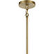 Emmerham 6 Light 44 inch Soft Brass Island Light Ceiling Light