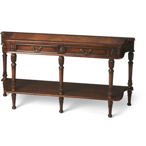 Masterpiece Merrion  60 X 14 inch Olive Ash Burl Console/Sofa Table