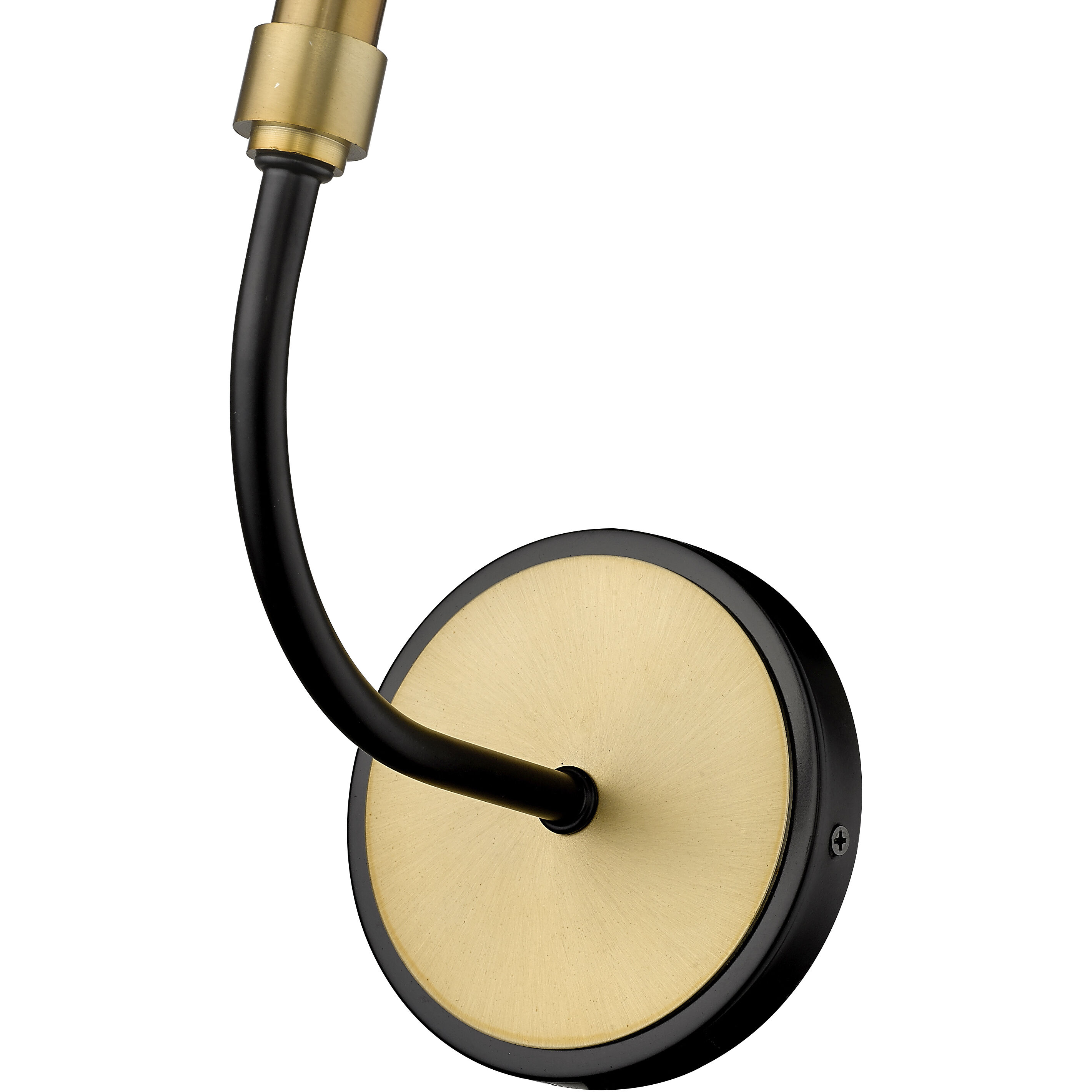 Haylie 1 Light 5.25 inch Matte Black and Olde Brass Wall Sconce Wall Light