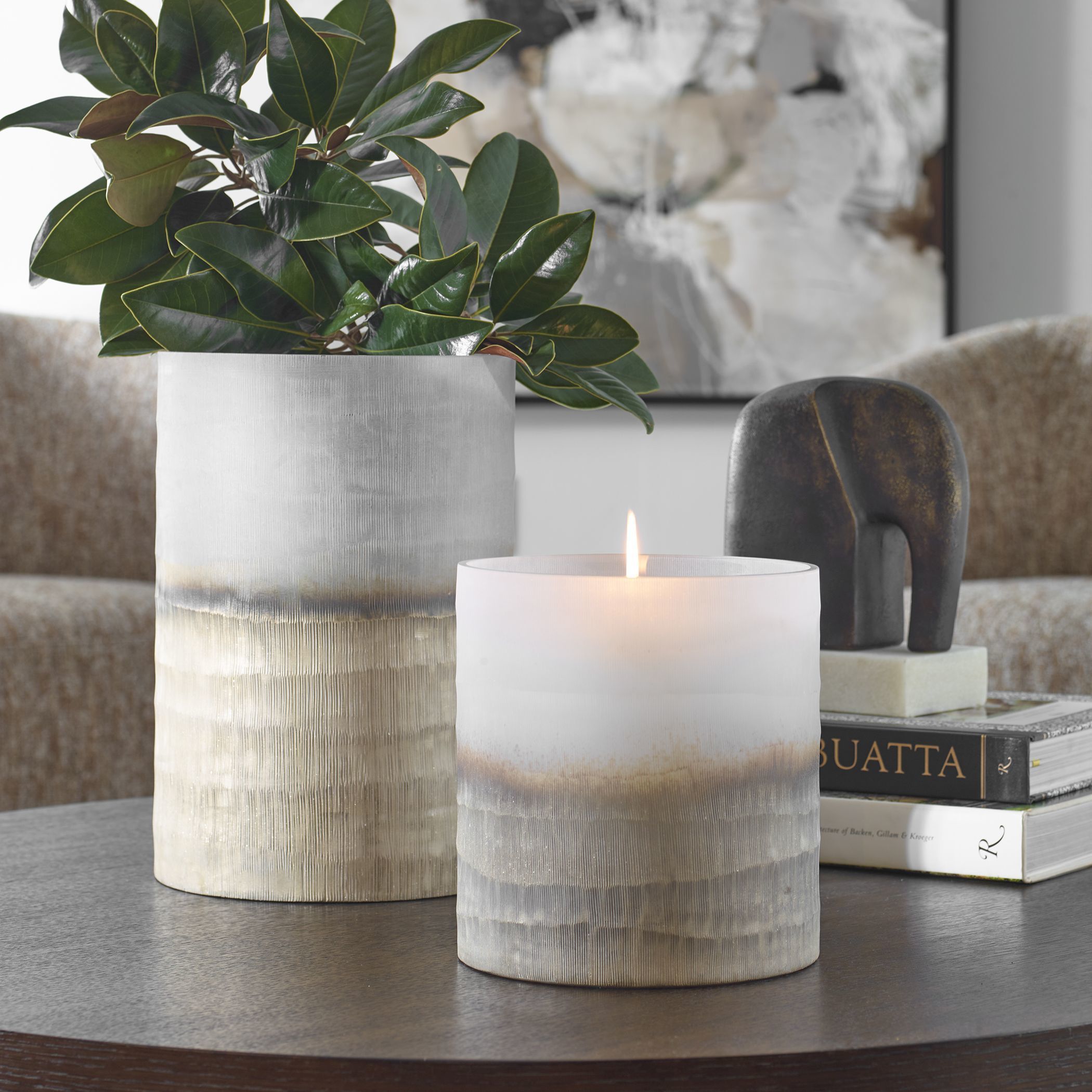 Ombra 12.8 X 9.1 inch Vases, Set of 2