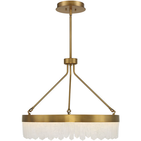 Landon LED 27 inch Warm Brass Pendant Ceiling Light