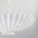 AERIN Hampton 6 Light 25.5 inch Plaster White Chandelier Ceiling Light, Medium