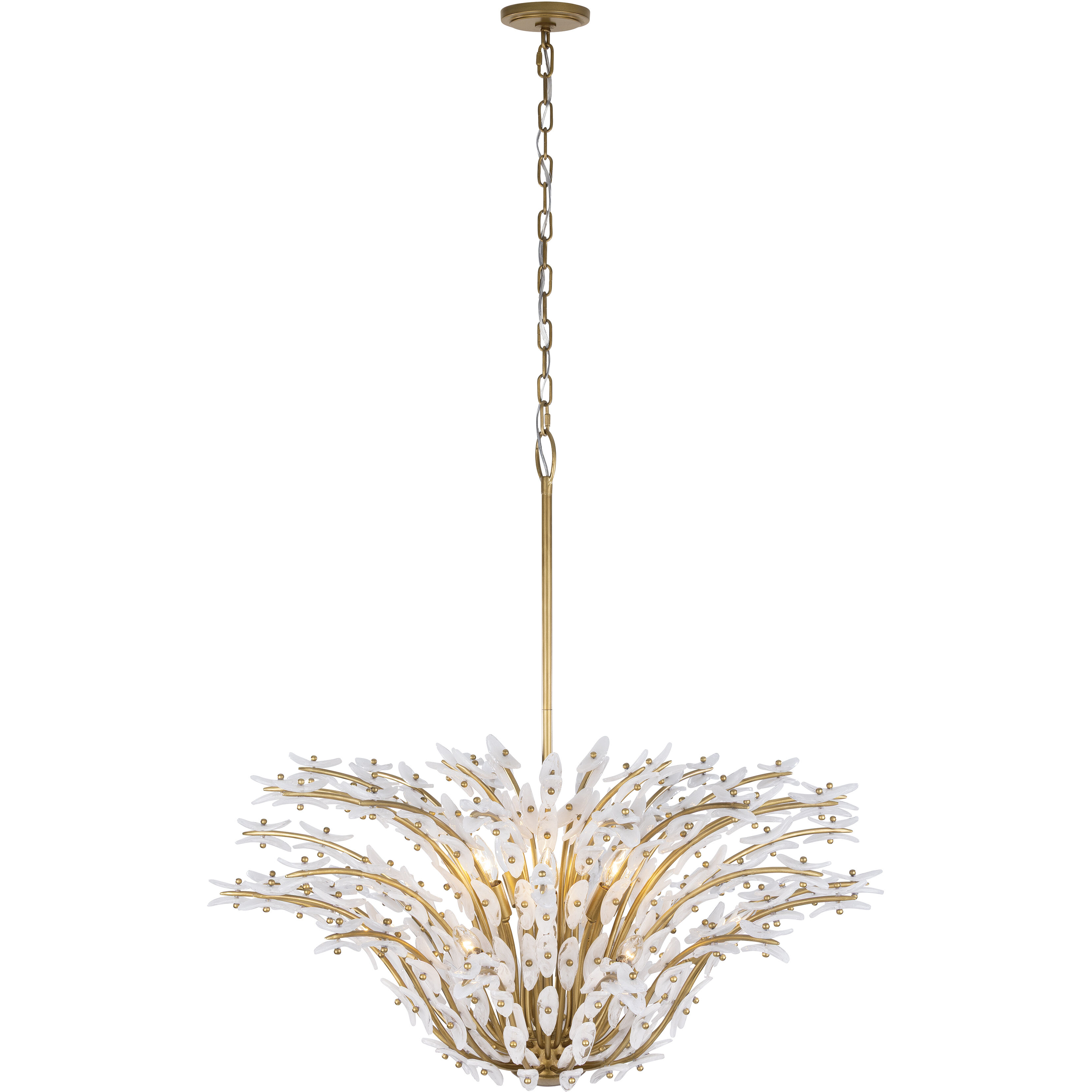Sorra 14 Light 40 inch Painted Legacy Brass Chandelier Ceiling Light