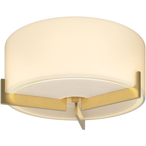 Axis 1 Light 12.1 inch Modern Brass Flush Mount Ceiling Light