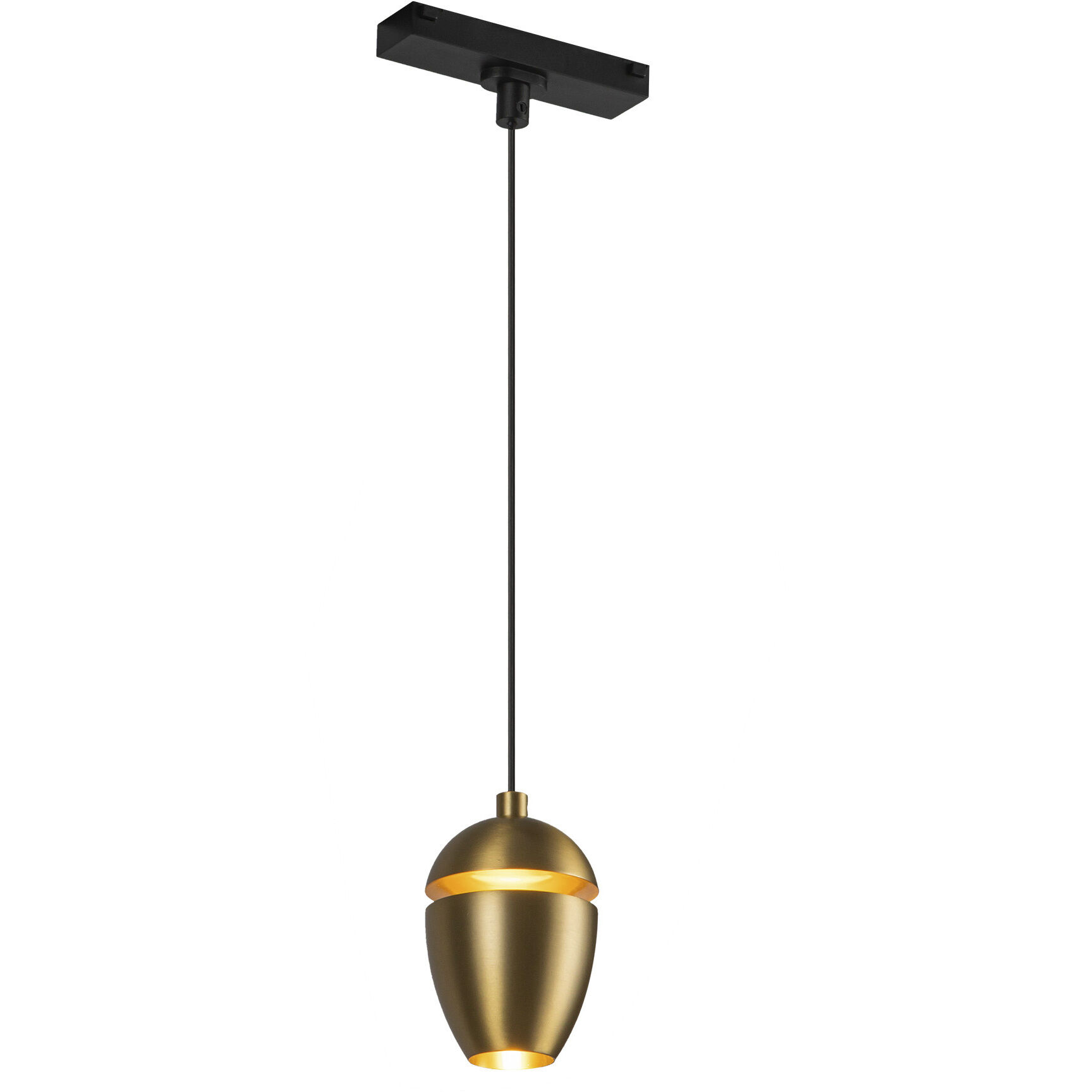 Eloa 48V DC Brushed Gold Trilo Track Pendant Ceiling Light