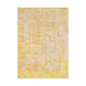 City 87 X 63 inch Mustard/Beige/Khaki Rugs, Rectangle