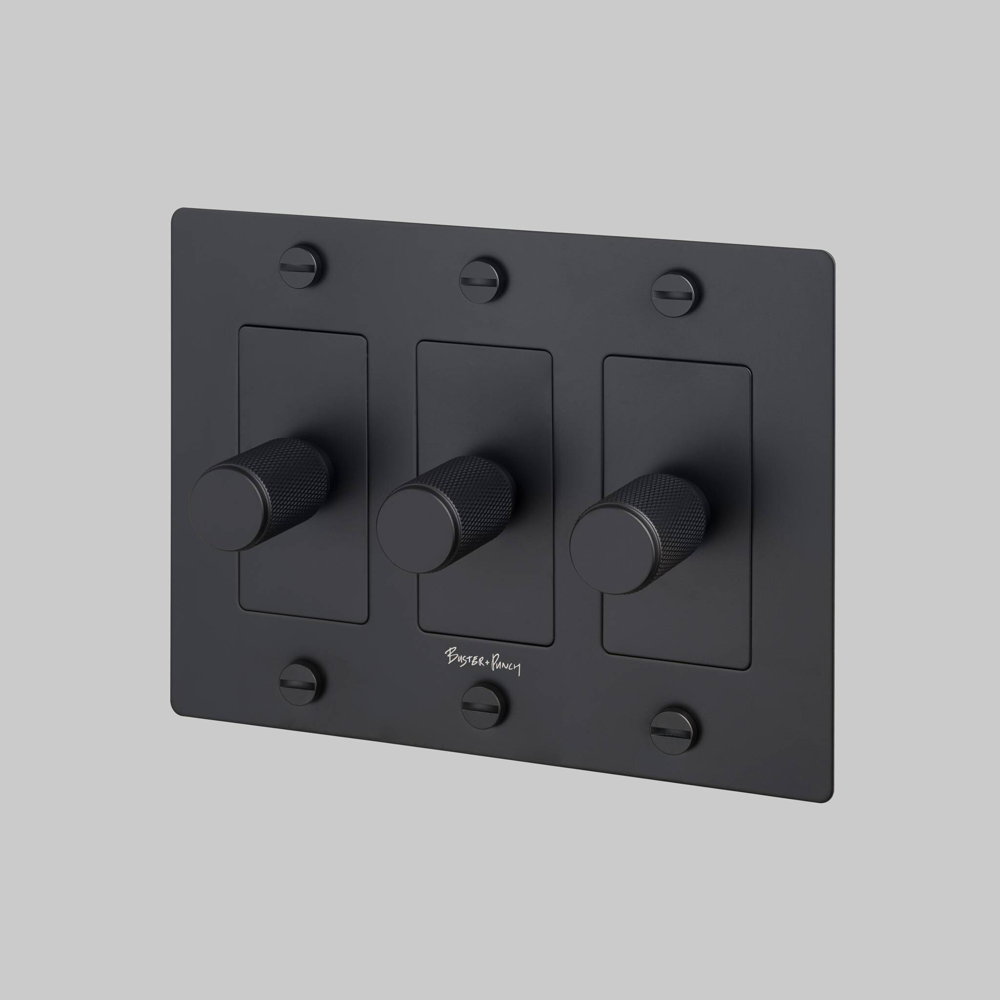 3G 100-120 Black Dimmer Switch, LED