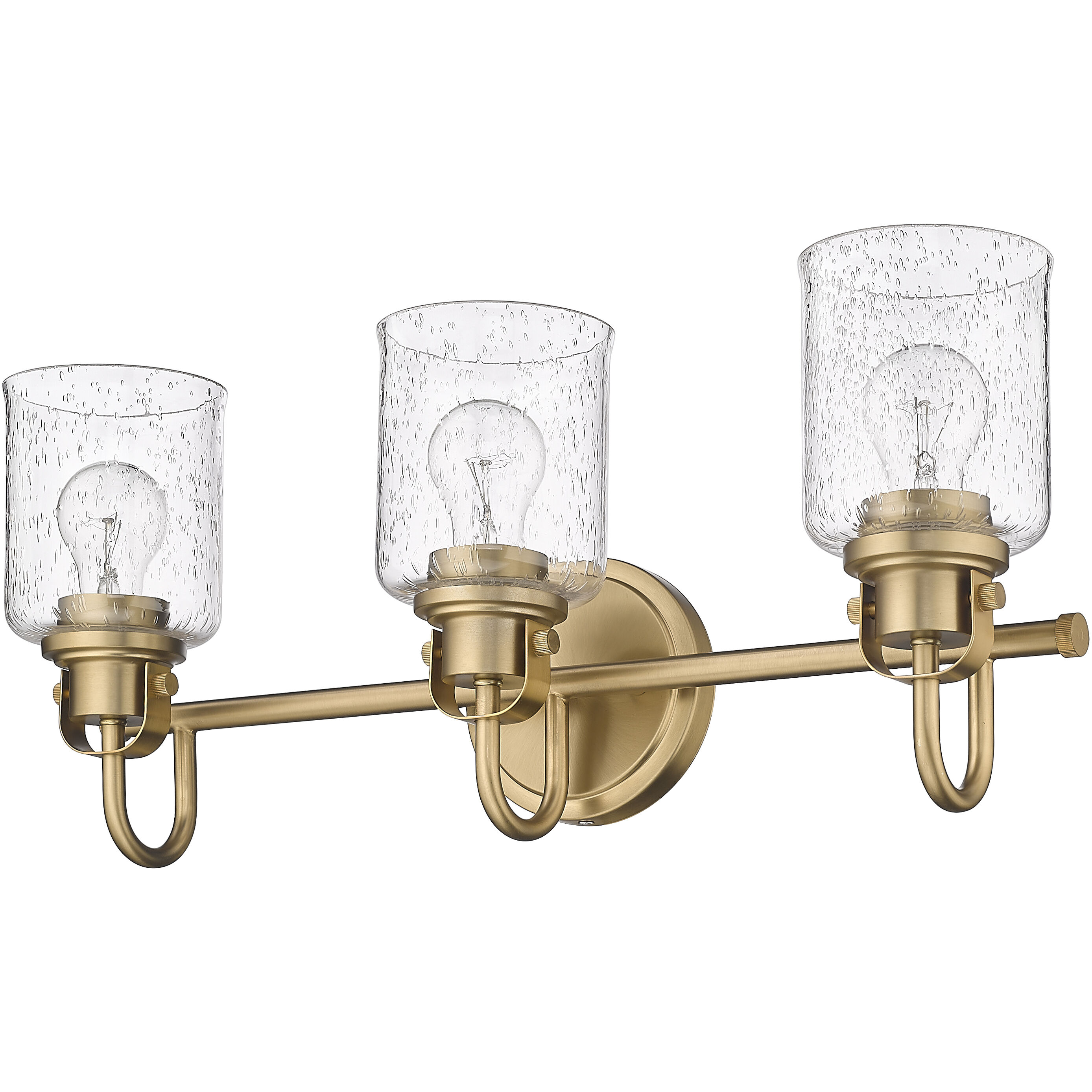 Kinsley 3 Light 22 inch Heirloom Gold Vanity Wall Light in Heritage Gold