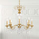 Helenia 8 Light 31.5 inch Heirloom Gold Chandelier Ceiling Light, Adjustable Height