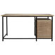 Nabucco 60 X 30 inch Bleached Walnut Desk