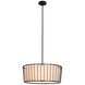 Pacifica 6 Light 24 inch Bronze Pendant Ceiling Light