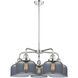 Bell 5 Light 26 inch Polished Chrome Chandelier Ceiling Light