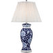 Haight 28 inch 150.00 watt Blue Table Lamp Portable Light in Incandescent, 3-Way