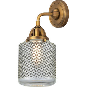 Nouveau 2 Stanton 1 Light 6 inch Brushed Brass Sconce Wall Light