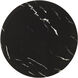 Shounderia Marble Side Table in Black