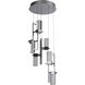Bejamin LED 15 inch Chrome Mini Pendant Ceiling Light