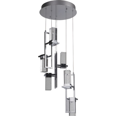Bejamin LED 15 inch Chrome Mini Pendant Ceiling Light