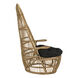 Clementine Clear Coat Flat Occasional Chair