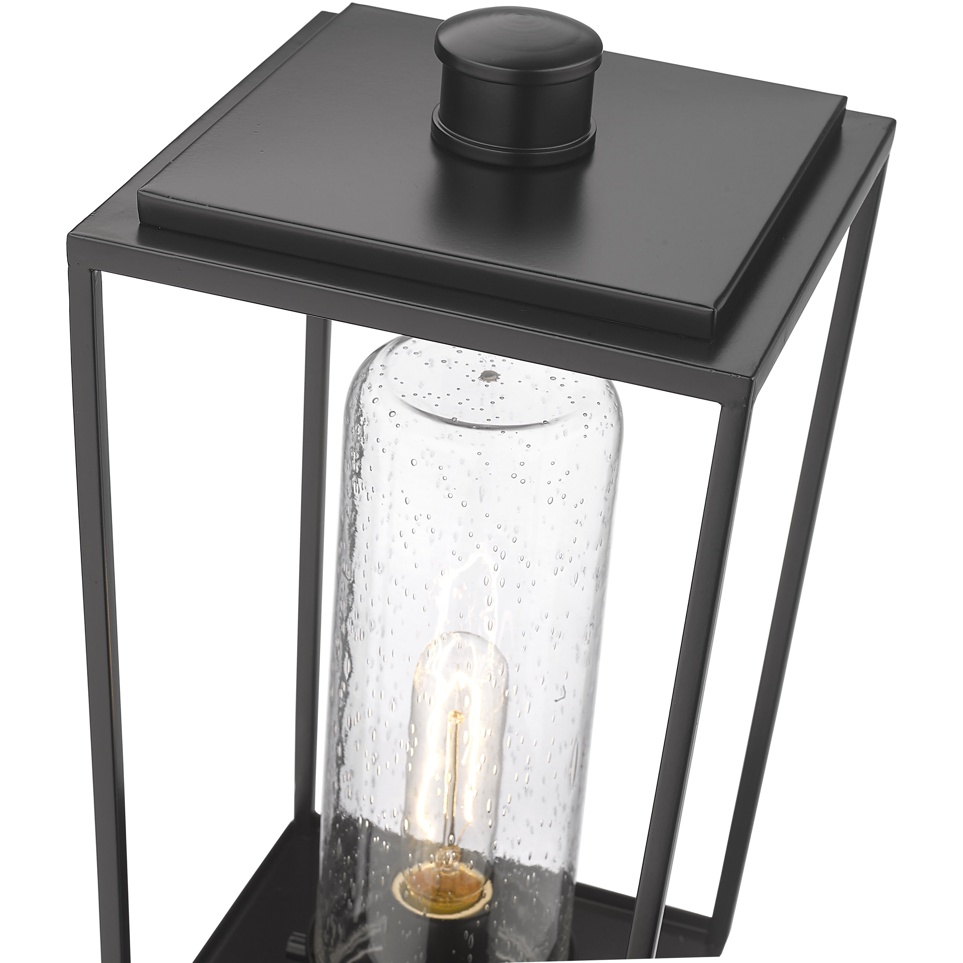 Sheridan 1 Light 19.5 inch Black Outdoor Pier Mounted Fixture