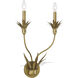 Strathmore 2 Light 15 inch Antique Patina Sconce Wall Light