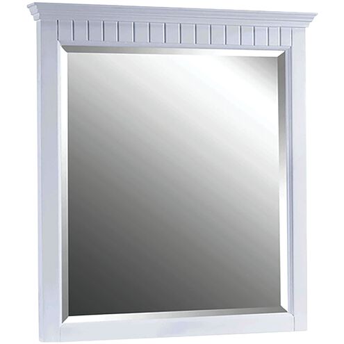 Danube 33 X 30.4 inch White Wall Mirror