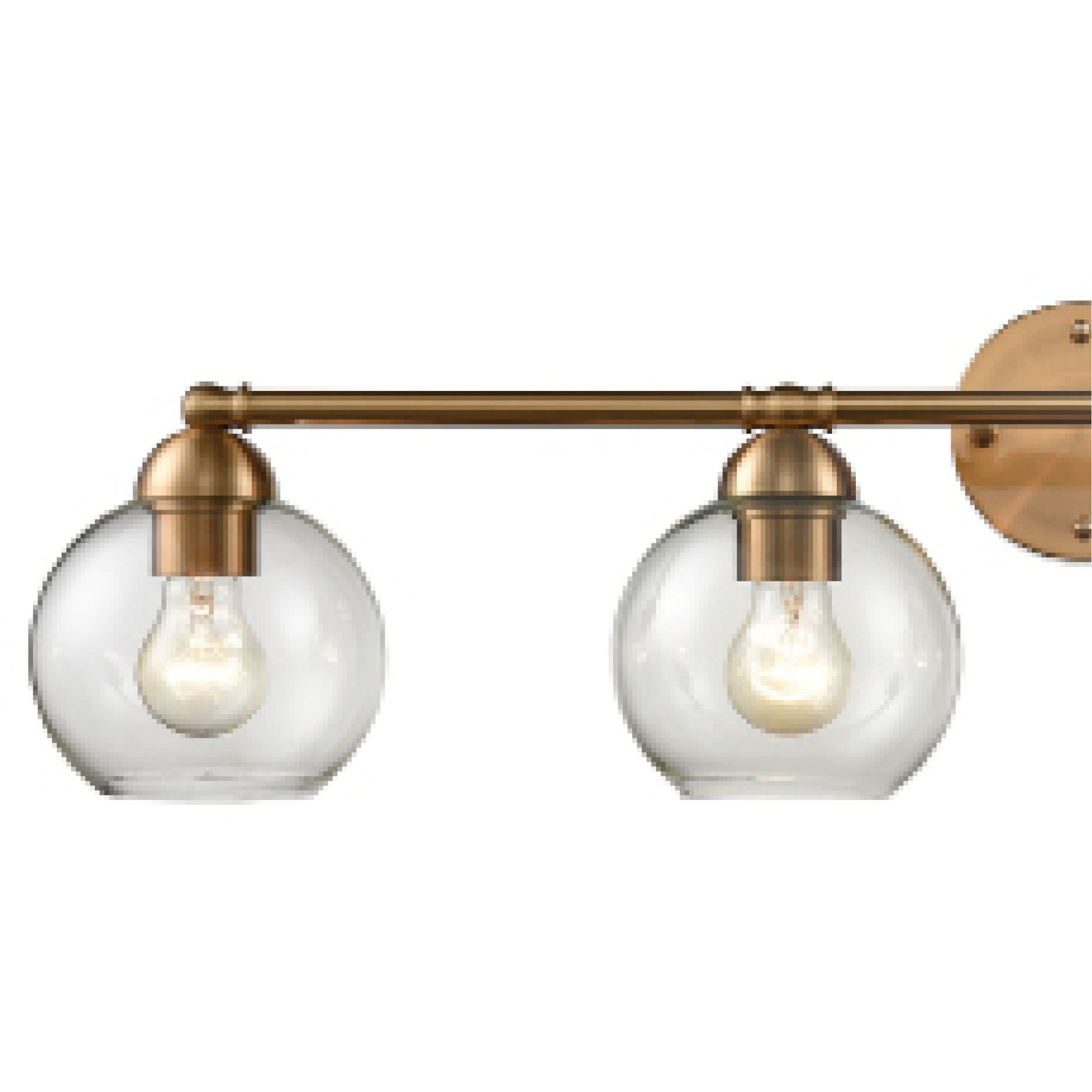 Astoria 4 Light 35 inch Satin Gold Vanity Light Wall Light