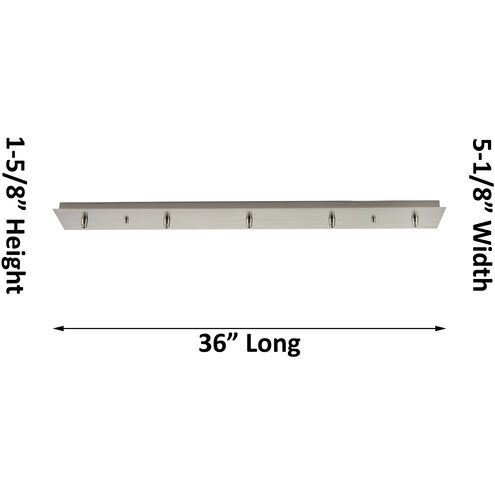 Whitney Large Beacon 5 Light 36 inch Oil Rubbed Bronze Linear Pendant Ceiling Light, Whitney