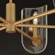 Armory 6 Light 28.5 inch Natural Aged Brass Chandelier Ceiling Light