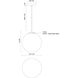 Marco LED 11.88 inch Black Pendant Ceiling Light