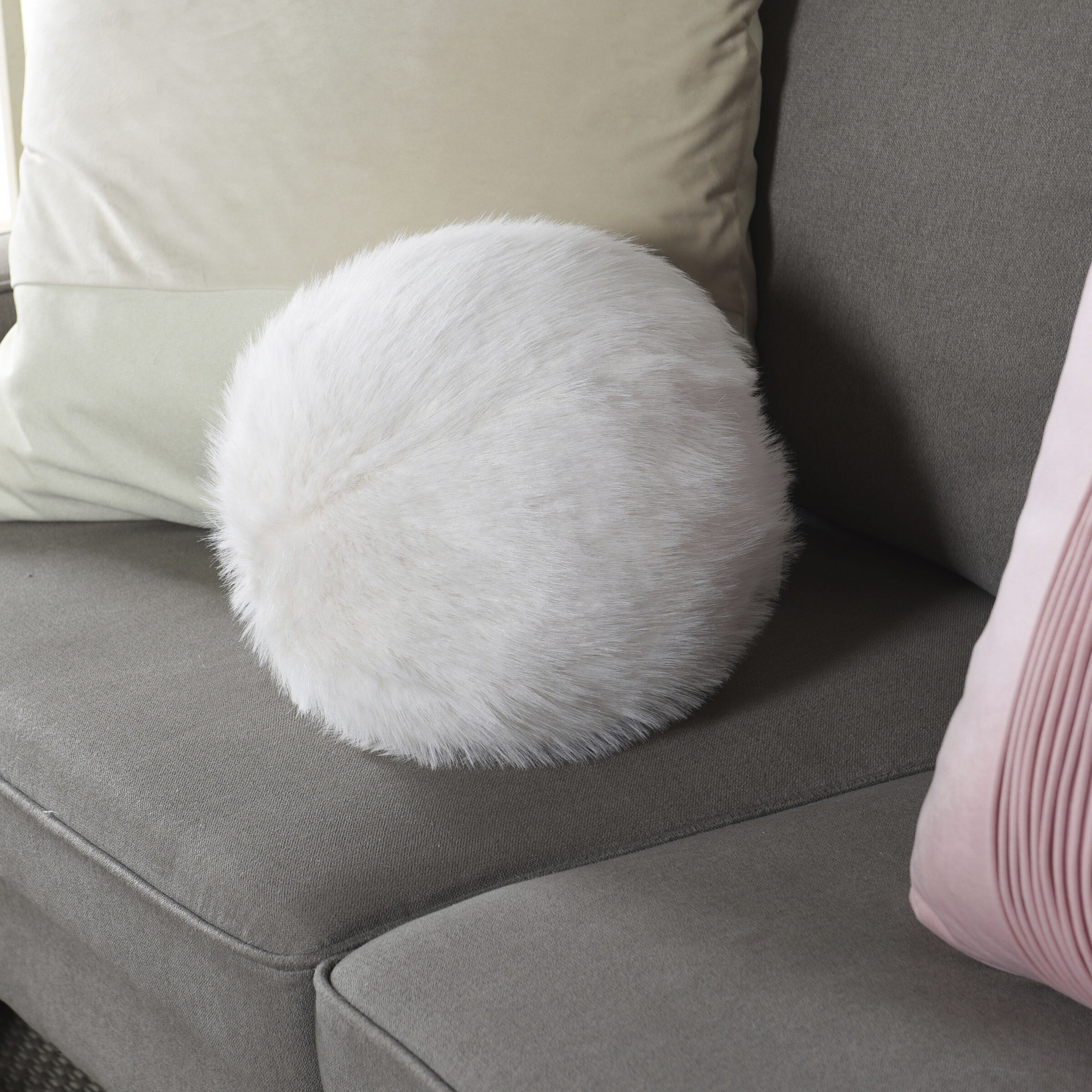 Dan Foley 12 inch White Throw Pillow