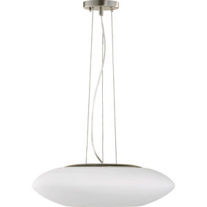 Fort Worth 3 Light 20 inch Satin Nickel Pendant Ceiling Light