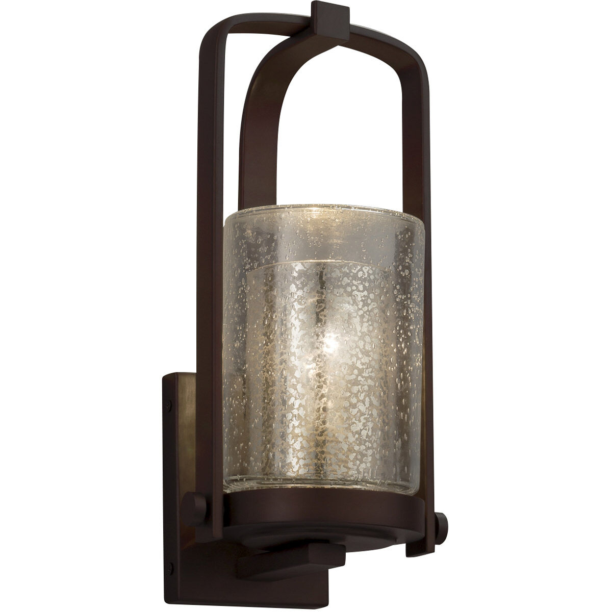 Fusion 1 Light 13 inch Outdoor Wall Sconce in Matte Black, Droplet, Incandescent