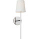 kate spade new york Monroe 1 Light 5 inch Polished Nickel Wall Sconce Wall Light in Polished Nickel / Gloss White