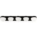 Tripoli LED 7 inch Black Bath Vanity & Wall Light in 3500K, dweLED