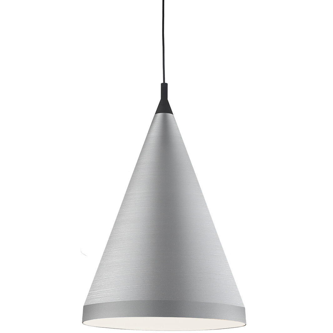 Dorothy Pendant Ceiling Light in Brushed Nickel and Black