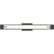 Chase LED 33 inch Matte Black Bath Vanity Light Wall Light