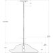Comme Des Paniers 1 Light 23 inch Khaki Pendant Ceiling Light