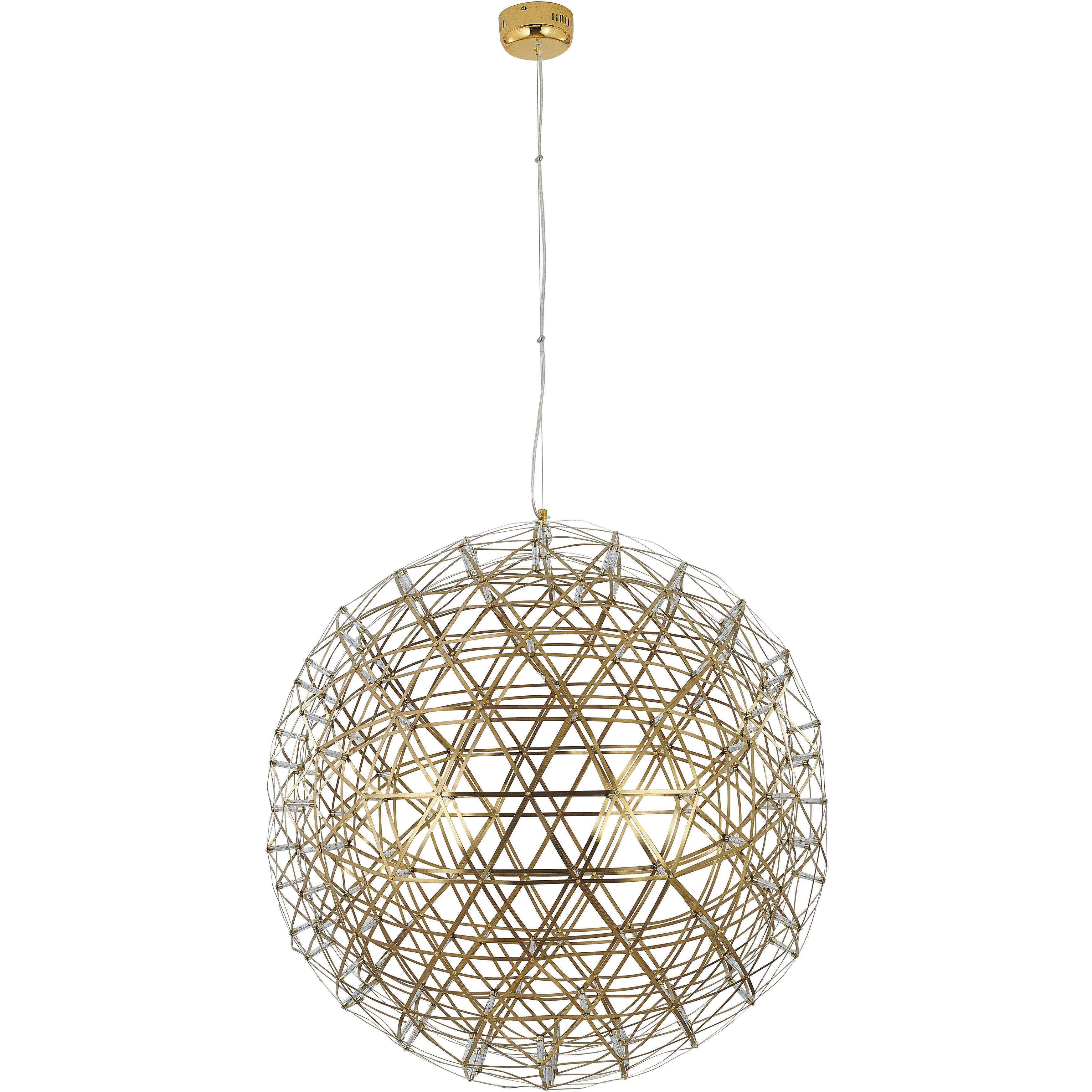 Canada LED 38 inch Gold Chandelier Ceiling Light