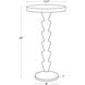 Patricia 24 X 12.5 inch Natural Accent Table