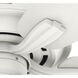 Dondra 60 inch Matte White with Light Oak/Fresh White Blades Ceiling Fan