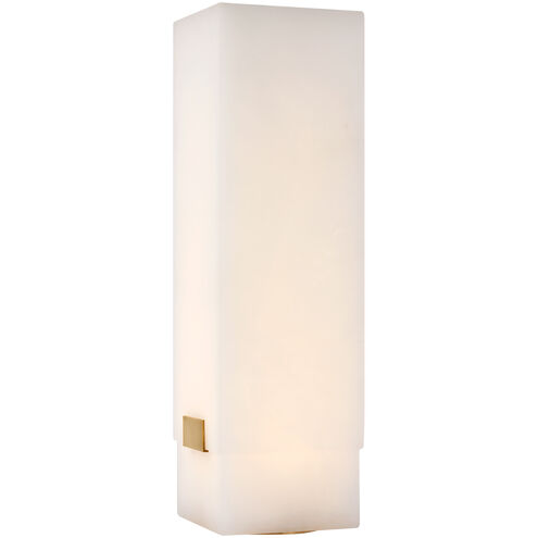 Kelly Wearstler Covet 16.25 inch 10.00 watt Alabaster and Antique-Burnished Brass Rechargeable Table Lamp Portable Light