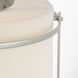 Carrier and Company Callaway LED 22.25 inch Polished Nickel Flush Mount Ceiling Light