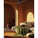 Atlas Lindsay 52 inch Matte Black with Walnut Blades Ceiling Fan, Atlas